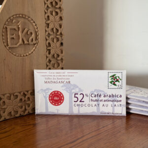 Chocolat artisanal Eka Lait Arabica 52 %