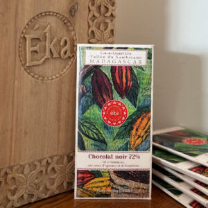 Chocolat artisanal Eka pur noir 72 %